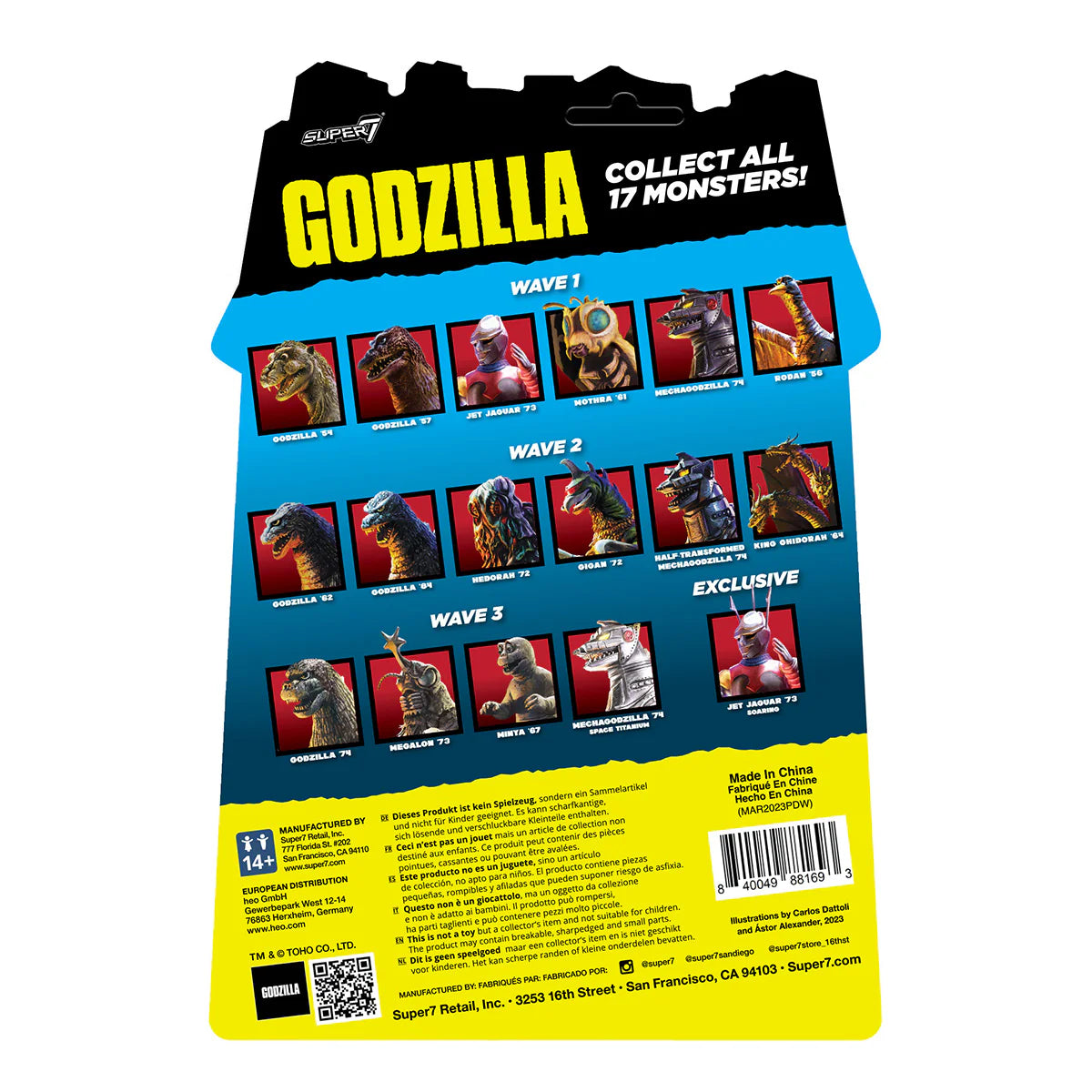 Toho ReAction Jet Jaguar '73 - Godzilla