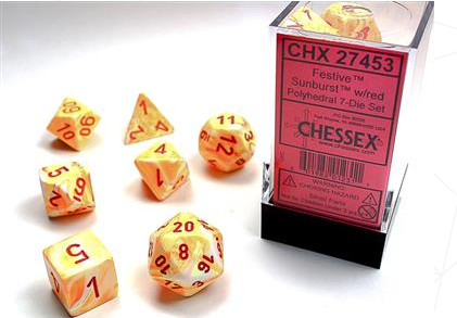 CHESSEX: Vortex Polyhedral  7-Die Set