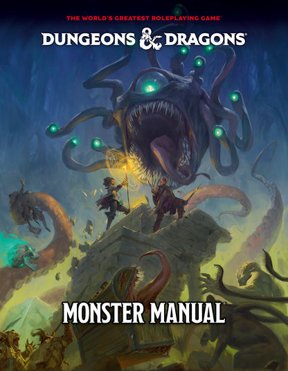 2025 Dungeons & Dragons RPG: Monster Manual Hard Cover