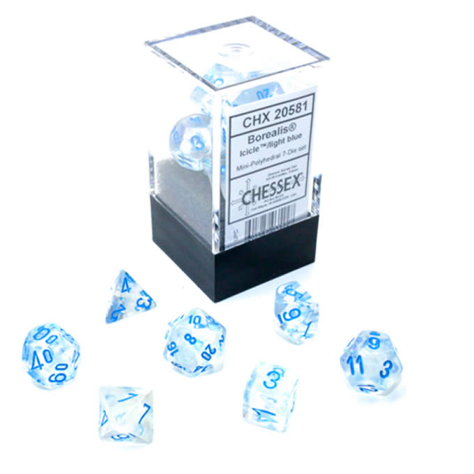 Translucent: Mini-Polyhedral 7-Die Set