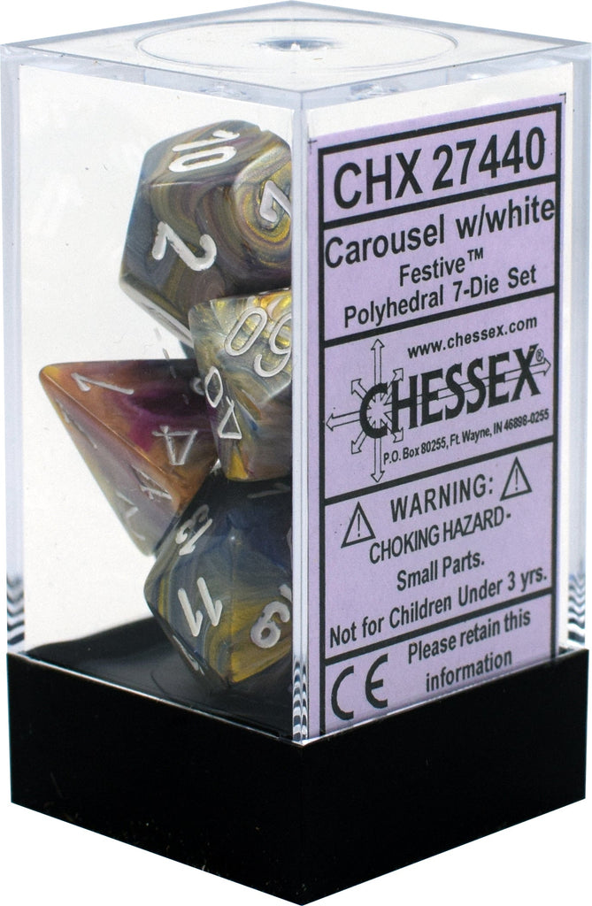 CHESSEX: Vortex Polyhedral  7-Die Set