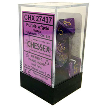 CHESSEX: Vortex Polyhedral  7-Die Set