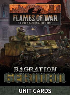 Unit Cards: Bagration: German