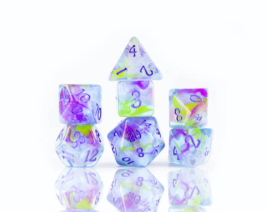 RPG Dice Set (7): Watercolors