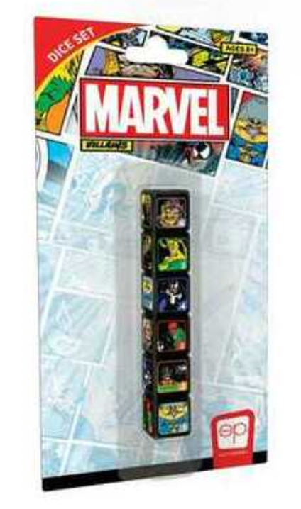 Dice Set: d6 Marvel Villains (6)