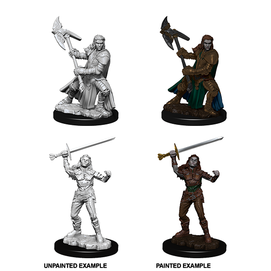 Dungeons & Dragons Nolzur`s Marvelous Unpainted Miniatures: W7 Half-Orc Female Fighter