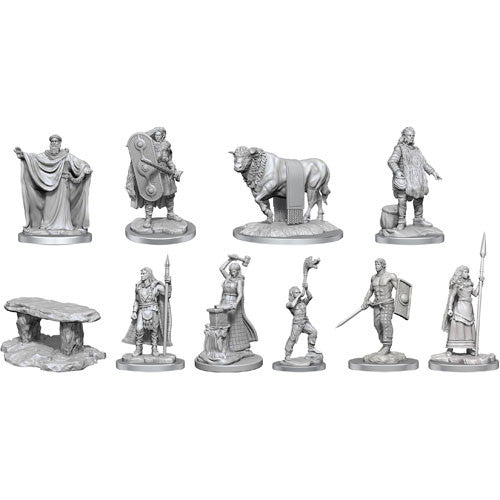 WizKids Deep Cuts Unpainted Miniatures: W17 Brigante Celts