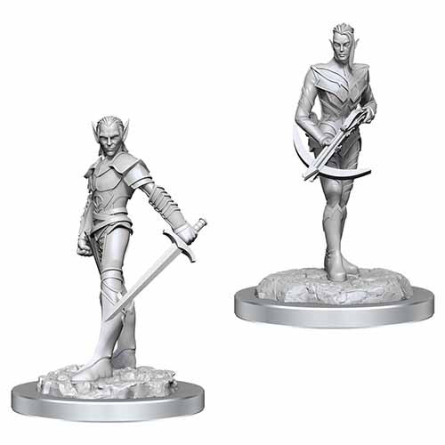 Dungeons & Dragons Nolzur`s Marvelous Unpainted Miniatures: W18 Drow Fighters