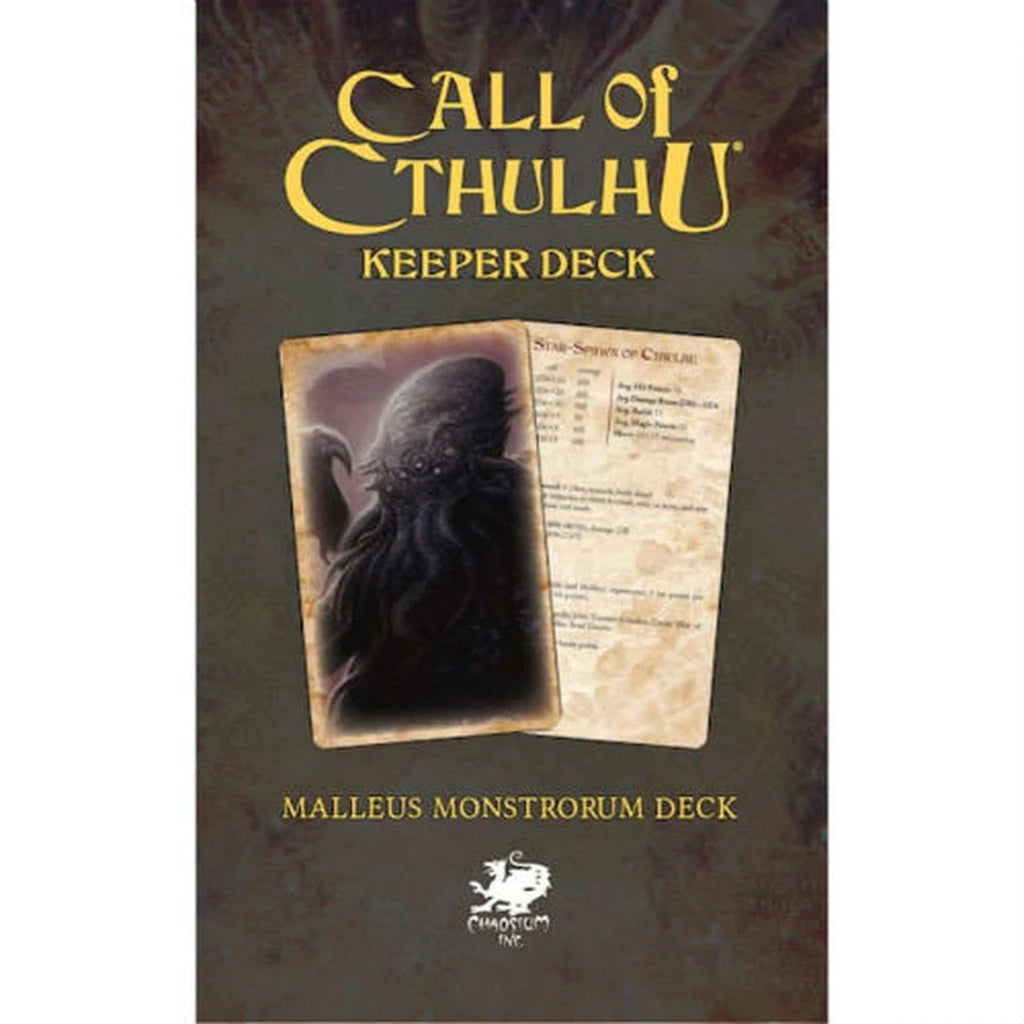 Call of Cthulhu Keeper Deck: Malleus Monstrorum Deck