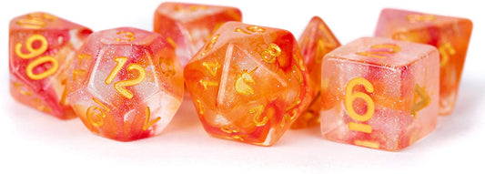 Unicorn Resin Poly Dice Set: Mystic Embers (7)