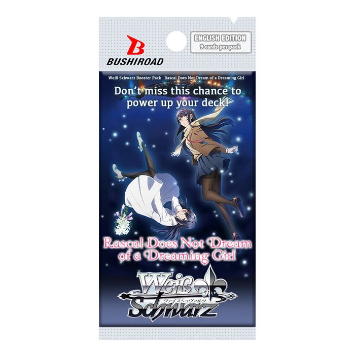 Weiss Schwarz TCG - Rascal Does Not Dream of a Dreaming Girl Box/Packs