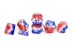 RPG Dice Set (7): Star Spangled Banner