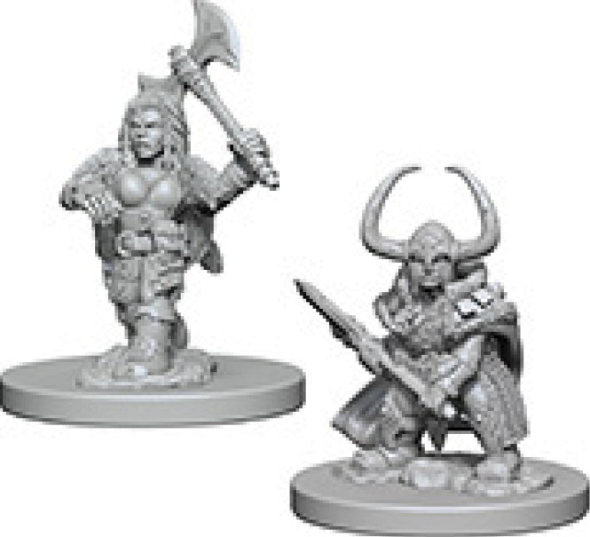 Dungeons & Dragons Nolzur`s Marvelous Unpainted Miniatures: W4 Dwarf Female Barbarian